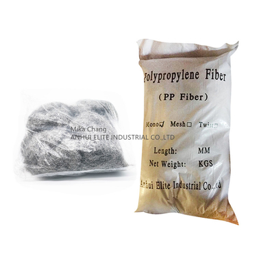 19mm 3/4" Concrete Reinforcement Fiber Virgin Homopolymer Polypropylene Macro Fiber Monofilament