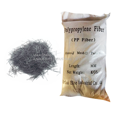 19mm 3/4" Concrete Reinforcement Fiber Virgin Homopolymer Polypropylene Macro Fiber Monofilament