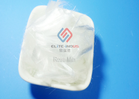 12mm Short Cut Micro Synthetic  Polypropylene Staple Fiber For Bridge Construction